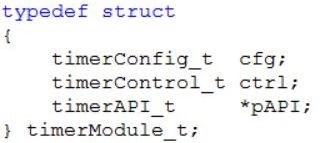 HAL structure with elements of type structure